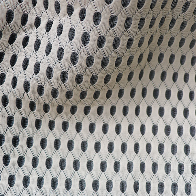 3mm 3d Spacer Stof 50in tot 60in Zwart gekleurd Garens ademend Mesh Materiaal 2