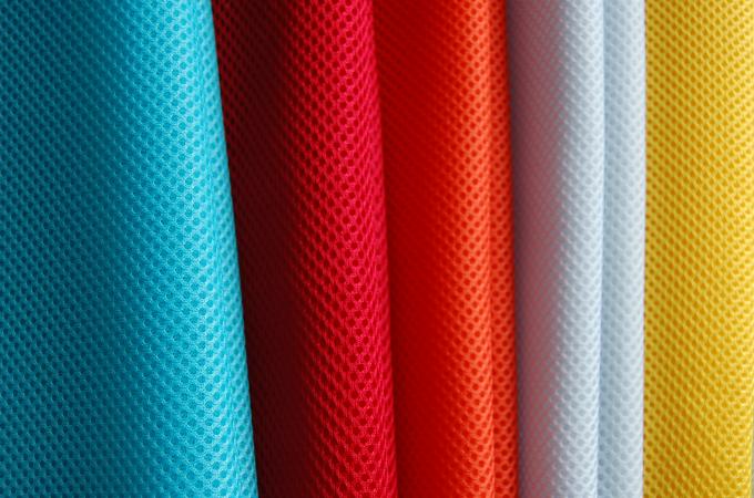 3mm 100 Polyester Mesh Stof Gebreide ademend mesh Stof Voor schoenen 1