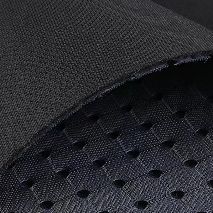 3mm 3d Spacer Stof 50in tot 60in Zwart gekleurd Garens ademend Mesh Materiaal 0