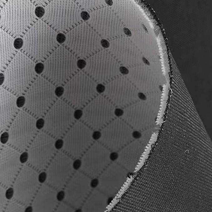 3mm 3d Spacer Stof 50in tot 60in Zwart gekleurd Garens ademend Mesh Materiaal 2