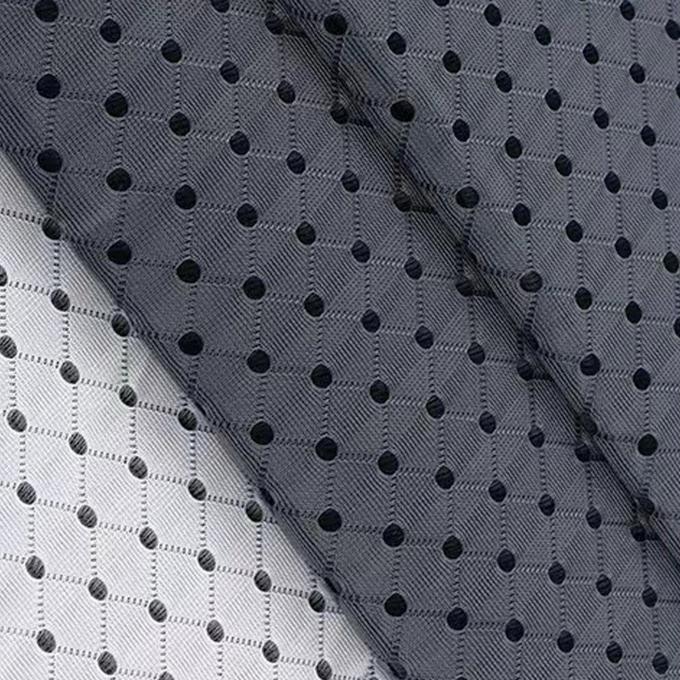 3mm 3d Spacer Stof 50in tot 60in Zwart gekleurd Garens ademend Mesh Materiaal 3