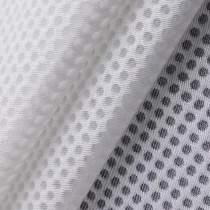 Gebreide ademend 3D-netwerkstof Polyester luchtnetwerkstof Hoog flexibiliteit voor schoenen 0