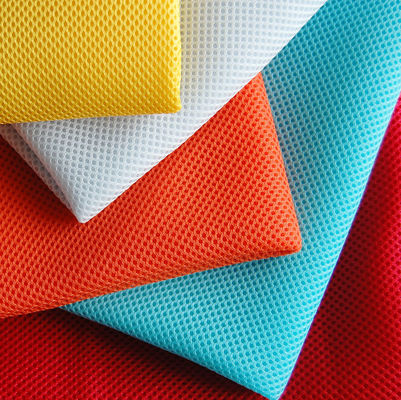 3mm 100 Polyester Mesh Stof Gebreide ademend mesh Stof Voor schoenen
