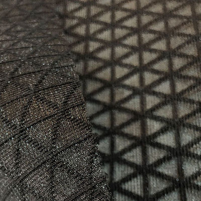 Good price 280GSM halfdoorzichtig polyester mesh stof overgrote valse bont gooi online