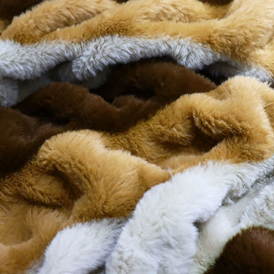 Good price Brandwerend Fake Fur Throw Blanket 100 Polyester Blanket Vlamvertragend online