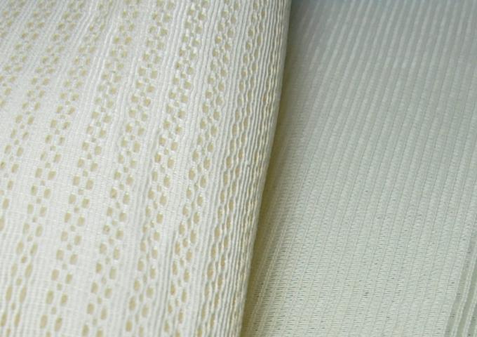 Gebreide grijze polyester mesh ruimte mesh stof 3 mm voor rugleuning 4