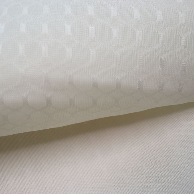 Gebreide weefsel met afstandsvergrendeling 100% polyester ademend luchtweefsel 1