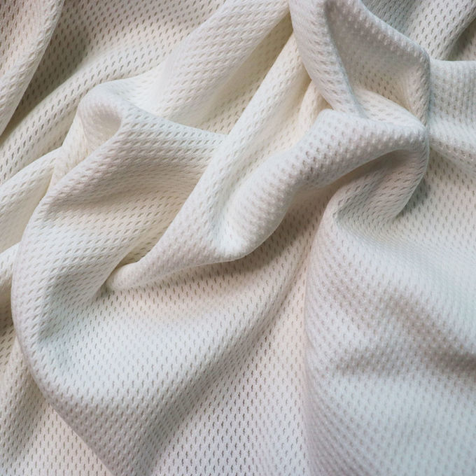 Recycled geverfd 3D Spacer Mesh Airmesh Polyester Mesh materiaal lager rekbaar 1