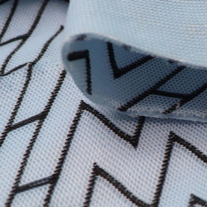 Dual Color 3D Spacer Mesh Onderste Stretchable Airmesh Polyester Athletic Mesh Stof 1