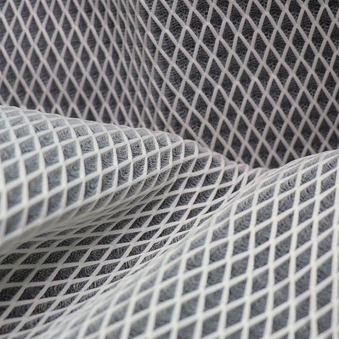 Zwart 2 mm Spacer Mesh Stof Hoog ademend luchtfilter Mesh Stof 1