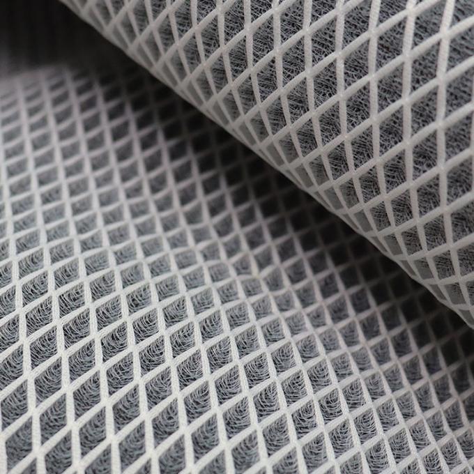 Zwart 2 mm Spacer Mesh Stof Hoog ademend luchtfilter Mesh Stof 0