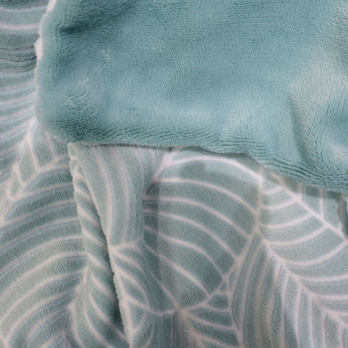 Duurzame flannel polyester warme deken set Joyous Minky bont deken 2