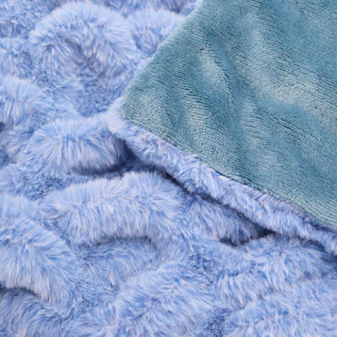 Brandwerend Fake Fur Throw Blanket 100 Polyester Blanket Vlamvertragend 2
