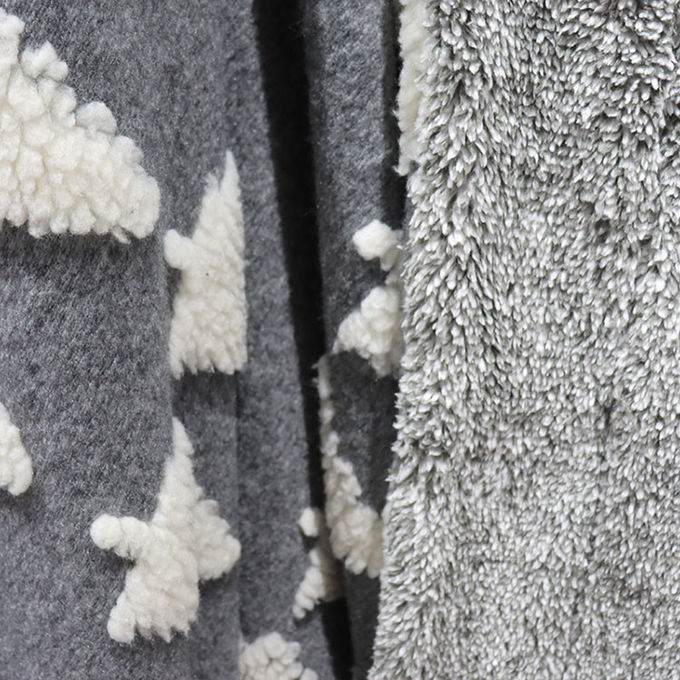 Knitting Coral Fleece Flannel Throw Blanket Faux Fur Soft Minky Blanket voor de winter 1