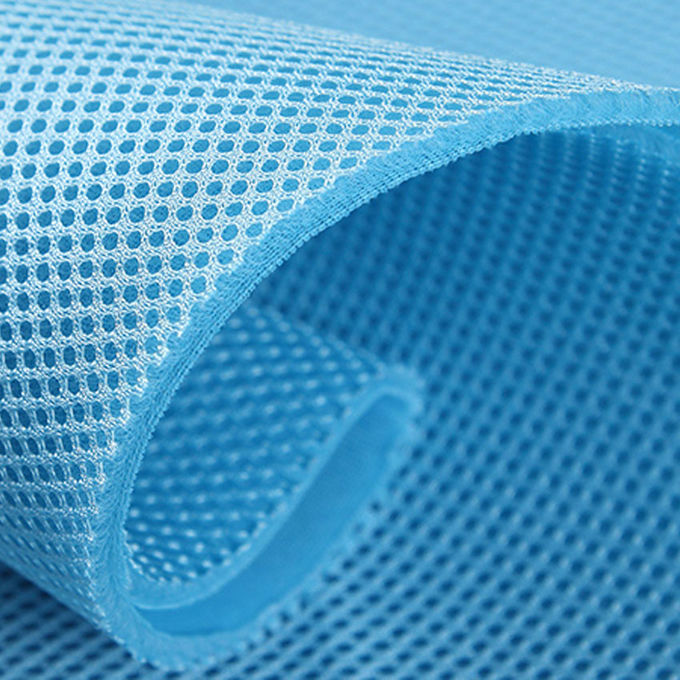 3mm 100 Polyester Mesh Stof Gebreide ademend mesh Stof Voor schoenen 4
