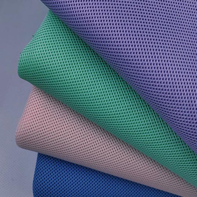 Anti-statisch 3D Space Mesh Air Mesh Polyester Sports Mesh Stof Anti-microbiële 4