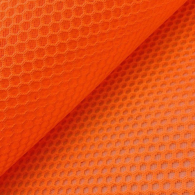 100% polyester gerecycled polyester mesh gebreide airmesh 3D mesh materiaal 7