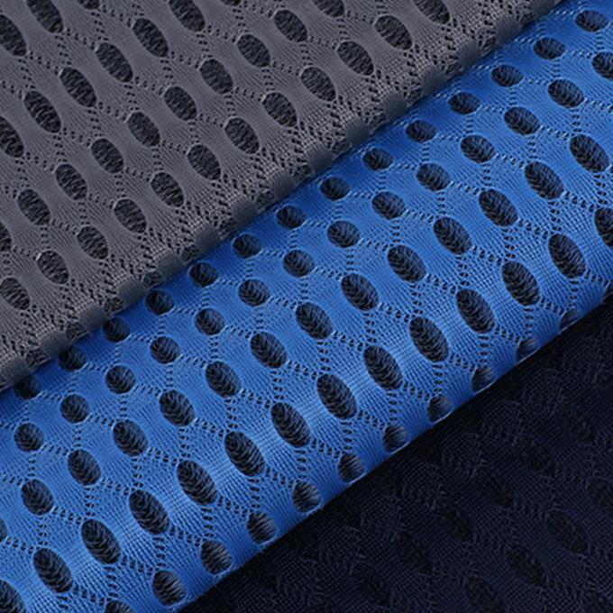 Geverfd patroon Air Mesh Stof Vocht Absorberend Gebreide 3mm 3D Mesh Materiaal 3