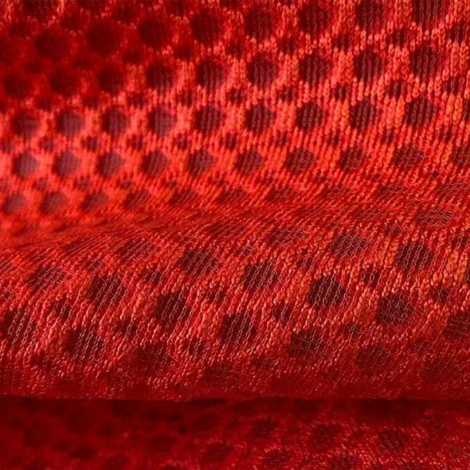 Semi-transparante polyester mesh stof mesh materiaal stof 240 - 450GSM 1