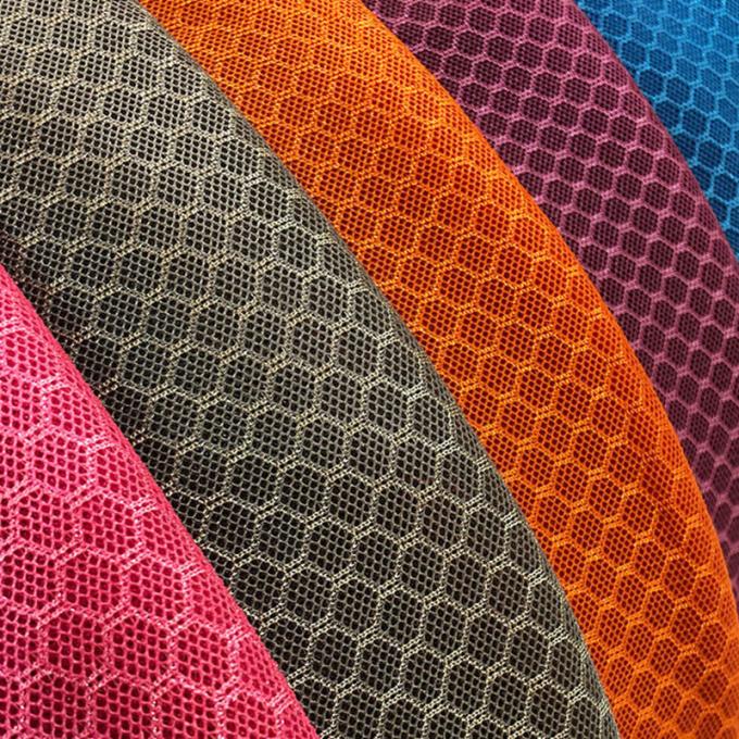 3mm gebreide luchtnet 250GSM polyester sportnet stof waterdicht voor bagage 5