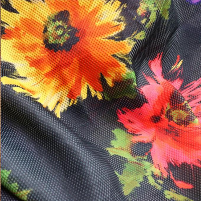 2 mm digitaal printen Polyester mesh stof ademend zacht mesh stof voor schoenen 1