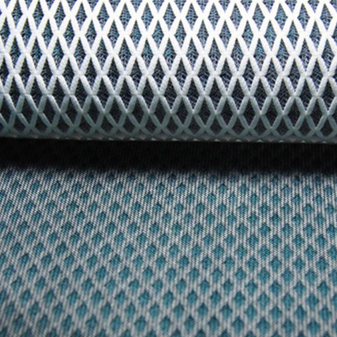 Zwart 2 mm Spacer Mesh Stof Hoog ademend luchtfilter Mesh Stof 4