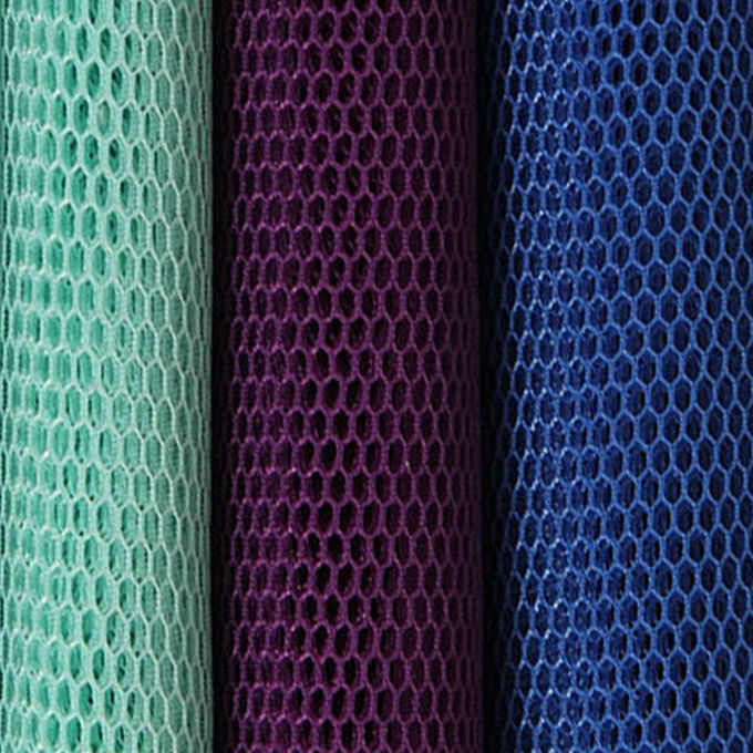 Geheugen 4mm 3D Mesh Materiaal Polyester Mesh Stof Zeer ademend 7