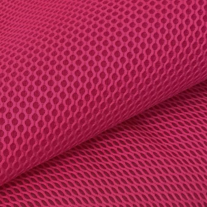 Gebreide, ademend spacer mesh stof 100% polyester lucht mesh stof 3 mm 3