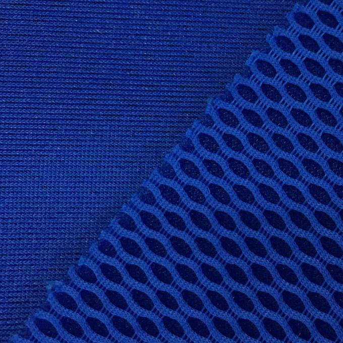 Gebreide, ademend spacer mesh stof 100% polyester lucht mesh stof 3 mm 0