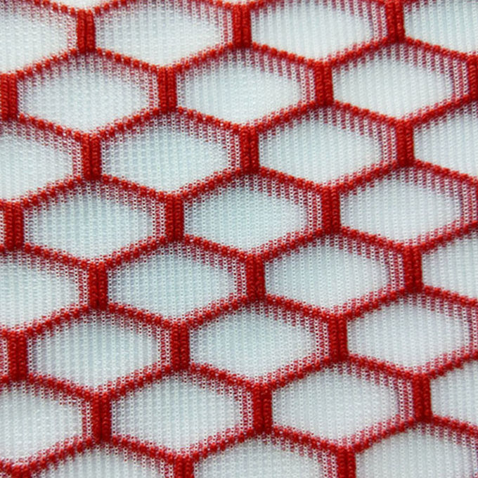 Airmesh 100% Polyester Air Mesh Stof Gebreide ademend 3d Spacer Mesh Stof 0